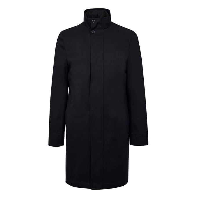Ted Baker Erolson Mantel met trechterhals in Navy