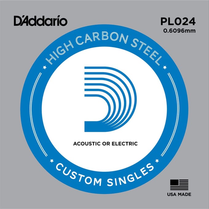 D'Addario PL024 Plain enkele snaar - Enkele snaar voor gitaar