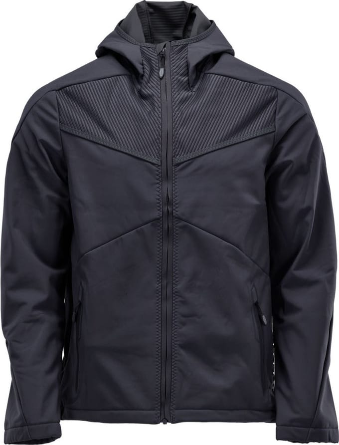MASCOT Customized Softshell jas capuchon - 22102-649 - donkermarine - maat L