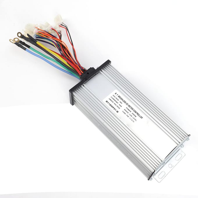 Borstelloze Motor Controller Aluminium 2000W Hoge Snelheid Zelflerend Elektrische Fiets Motor Snelheid Controller voor Vervanging white