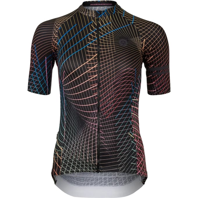 AGU Nocturnal Lines Fietsshirt Performance Dames - Black - L
