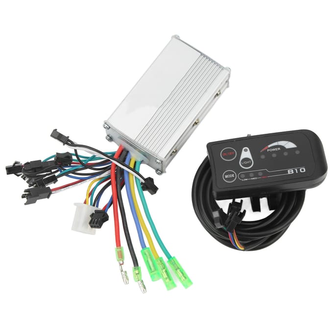 24V 250W 350W Borstelloze Motorcontroller 810 LED Display Kit voor Elektrische Scooter Elektrische Fiets gray