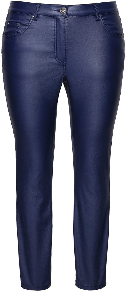 Studio Untold - Dames - Skinny jeans strak model 5-pocket gecoat - Navy - Maat 42