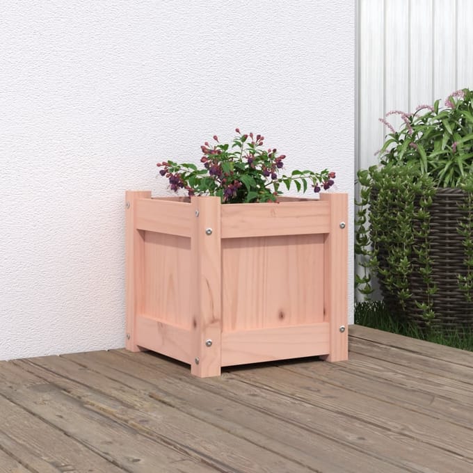 vidaXL - Plantenbak - 31x31x31 - cm - massief - douglashout