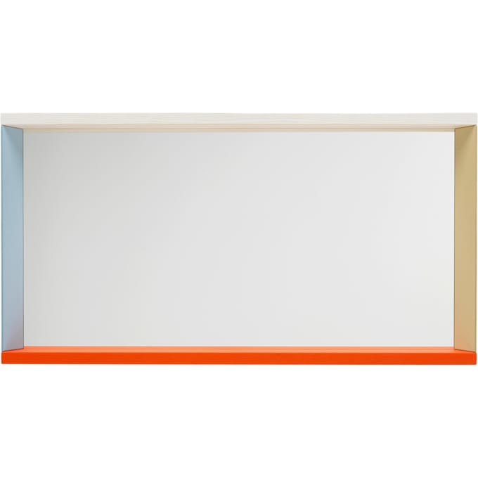 Vitra Colour Frame Spiegel Medium - blauw/oranje