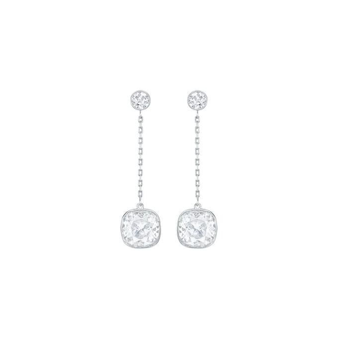 Swarovski Lattitude Oorbellen Dames Wit 5528513 White white