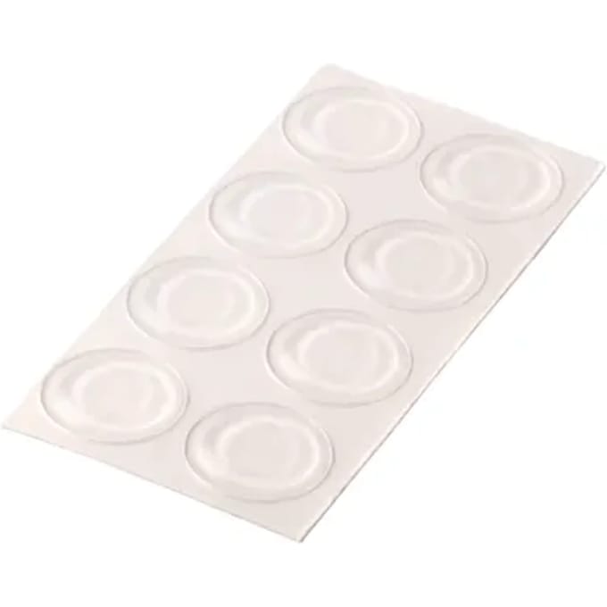 Fix-o-moll Antislip Meubelpad - Zelfklevend - Polyurethaan - 19x2mm - Rechthoekig - 8 Stuks