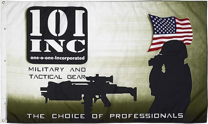 Vlag 101 INC. Militair