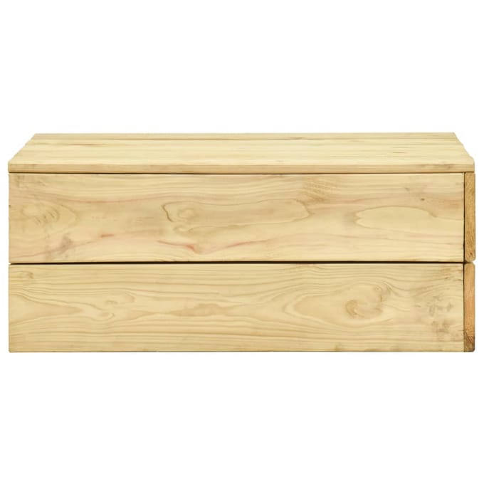 vidaXL - Tuintafel - 75x75x31 - cm - geïmpregneerd - grenenhout