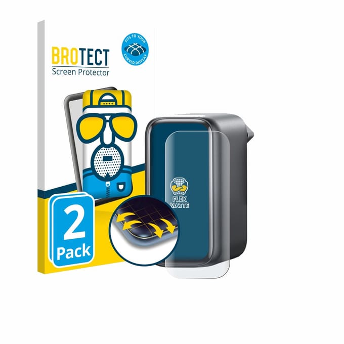 BROTECT - Screenprotector voor Anker A2697 140W - Folie Beschermfolie matte volledig dekking 2 Stuks