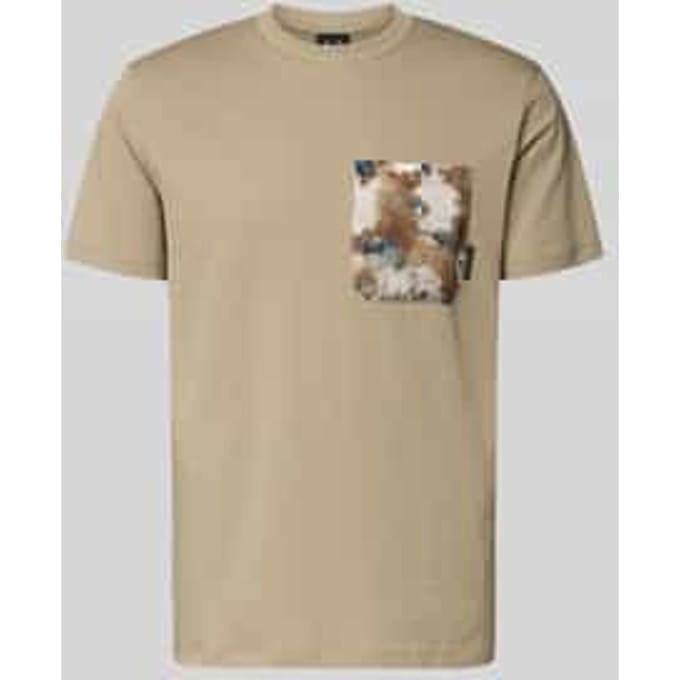 t-shirt met borstzak