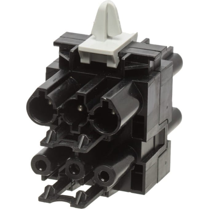 Adels Ac166 3-Pool H-Verdeelblok Zwart - 167463