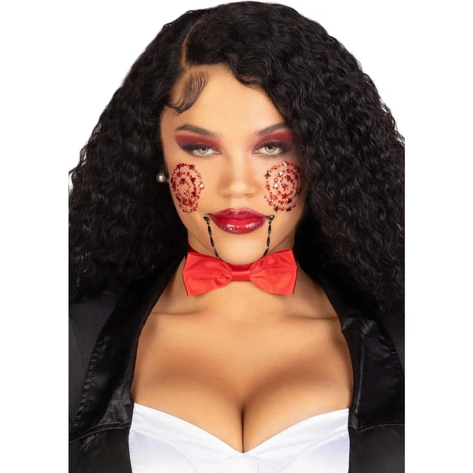 Gezichtstickers voor vrouwen Leg Avenue Puppet