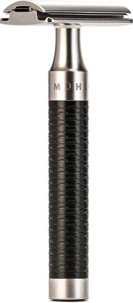 MÜHLE -Scheermes -Double Edge Safety Razor -ROCCA -RVS matzwart -R96