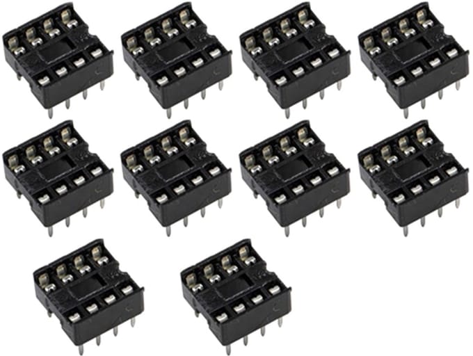 IC Socket DIP8 – 8 Pins – DIP IC Voet – 10 Stuks