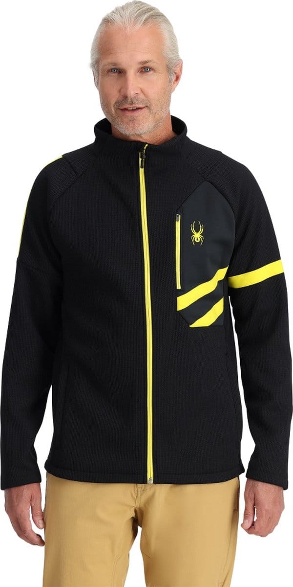 Vest Spyder Men Wengen Bandit Full Zip Black-S