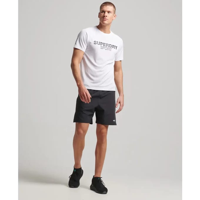 Superdry - Train Active T-shirt met logo en korte mouwen - Heren - Tops