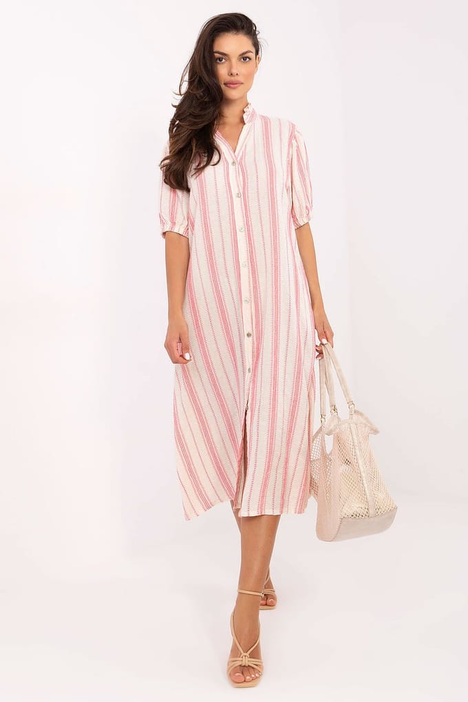 Sunrise Lines Dress - Rosa / Einheitsgröße