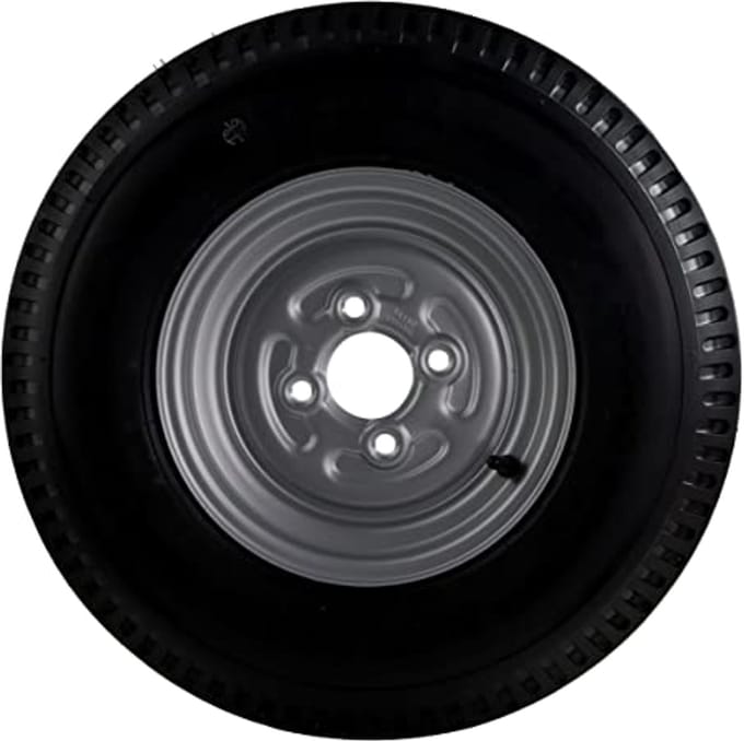 Compleet wiel 5.00-10 4PR voor aanhangers - 10 inch velg