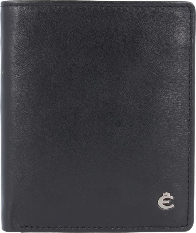 Esquire Harry Credit Card Case Leer 8 cm - 8 Sleuven - schwarz