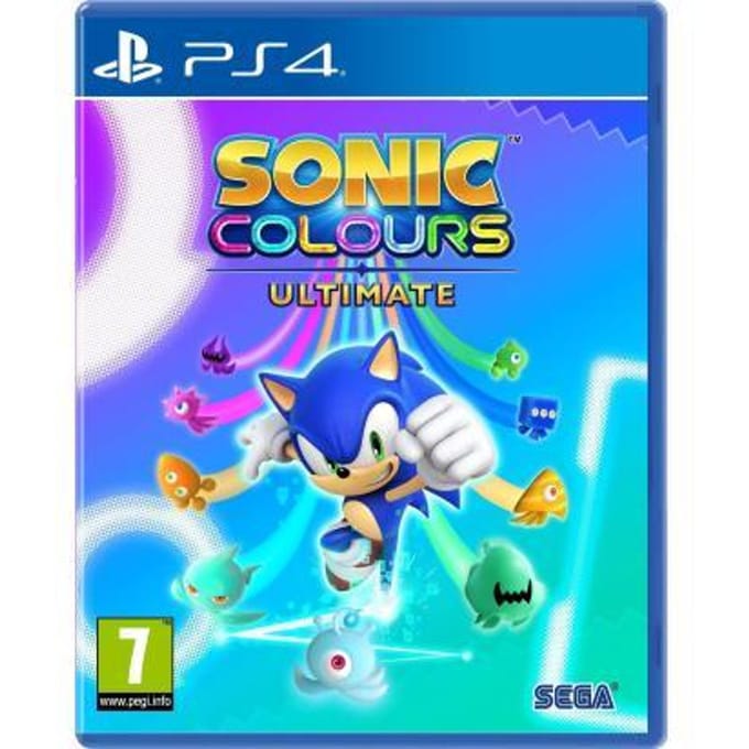 Sony PlayStation 4 PS4 Sonic Colours Ultimate Games