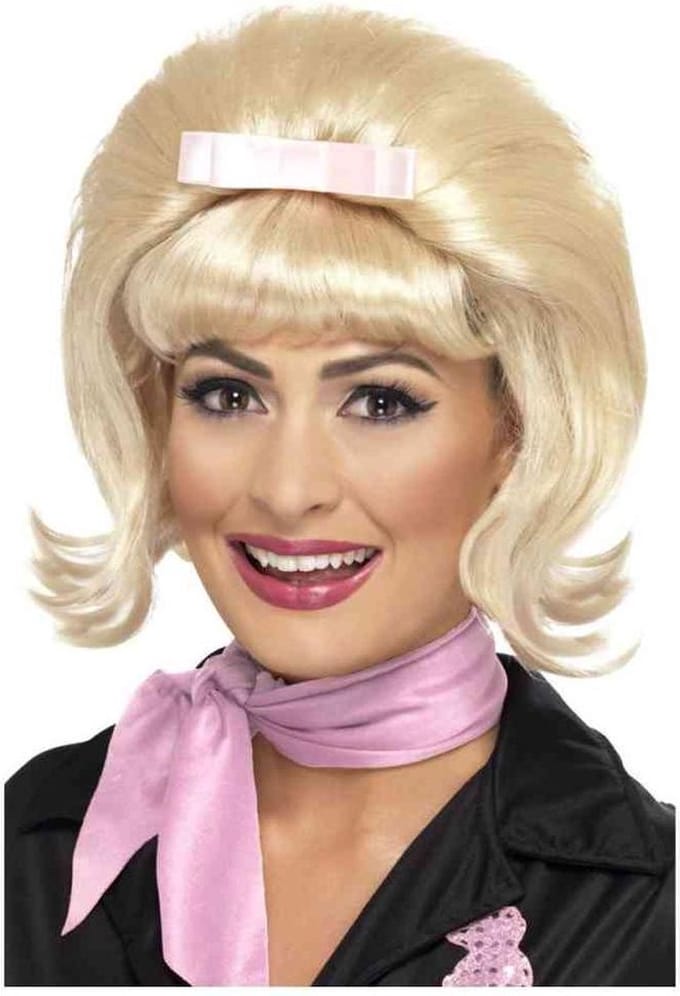 Smiffys carnaval verkleed pruik - Dames - Jaren 50 stijl - blond haar