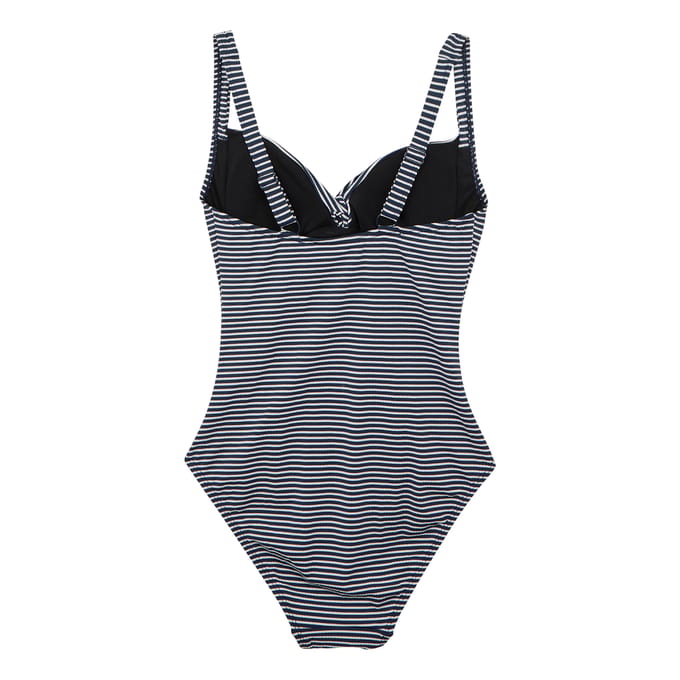 Regatta Dames stripe seersucker tummy control one piece zwempak