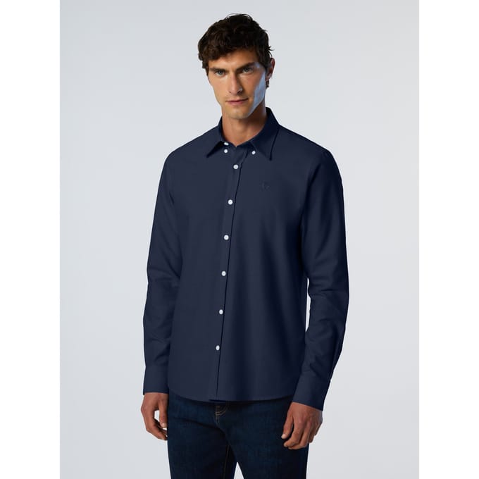 North Sails Oxford Overhemd Met geborduurd logo