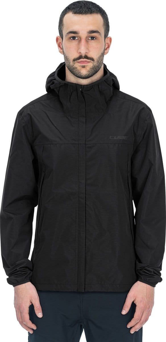 CUBE ATX RAIN JACKET CMPT BLACK S