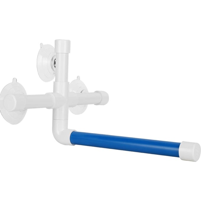 Papegaaien Douche Standaard Stang Huisdier Vogel Stevige Vorm Stok met Zuignap Badspullen white