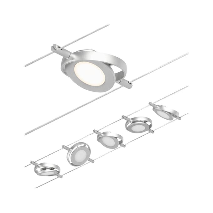 Paulmann RoundMac 94414 Kabelsysteem compleet LED vast ingebouwd LED Chroom (mat)