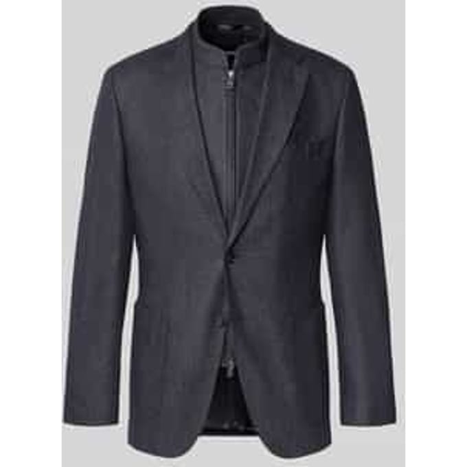 slim fit colbert van wolmix met kasjmiergehalte model 'H-Hutson'