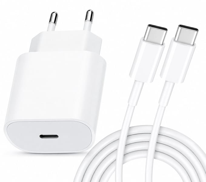 ThunderGold USB C Adapter + USB C Kabel - USB C Oplader - Adapter USB C - Oplader USB C - USB C Lader - Snellader USB C - USBC lader - Universeel