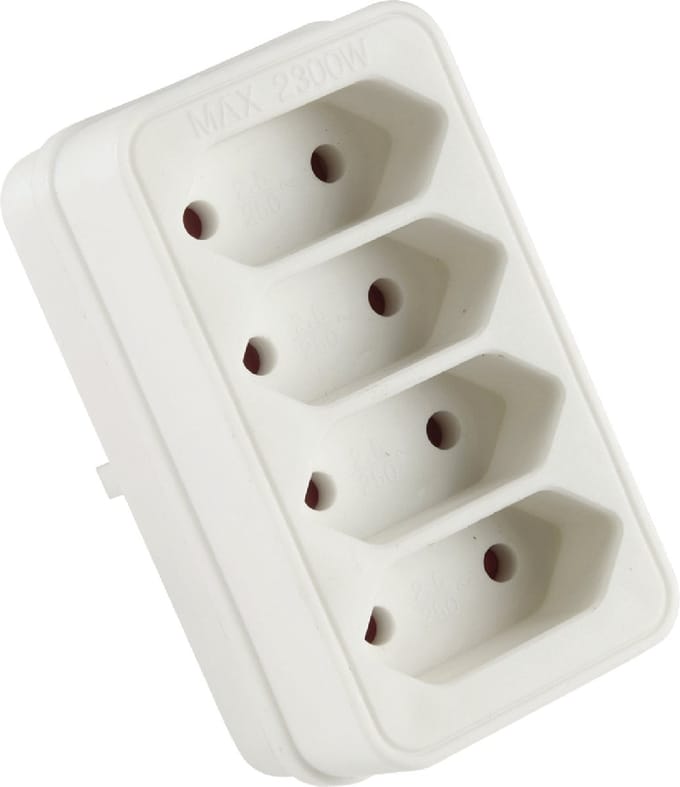 Geaarde Adapterstekker 4