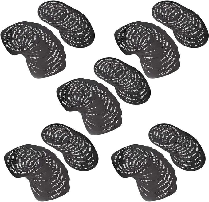 Waxverwarmer Ringen - Beschermpapier Pot - Ontharingssessies - Dubbele Vorm - 100 Stuks - Wit