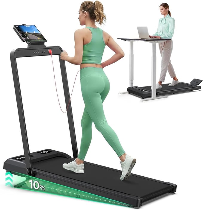 Loopband Inklapbaar - Hometrainer Elektrisch - Walking Pad Fitness - - trainingsapparaat