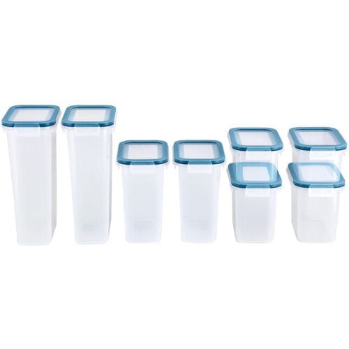 SILVERCREST Set van 8 vershoudbakjes