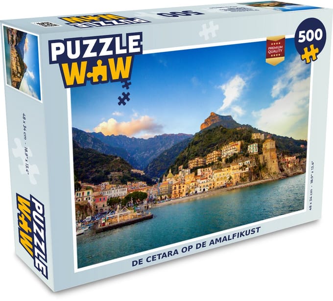 Puzzel De cetara op de Amalfikust - Legpuzzel - Puzzel 500 stukjes