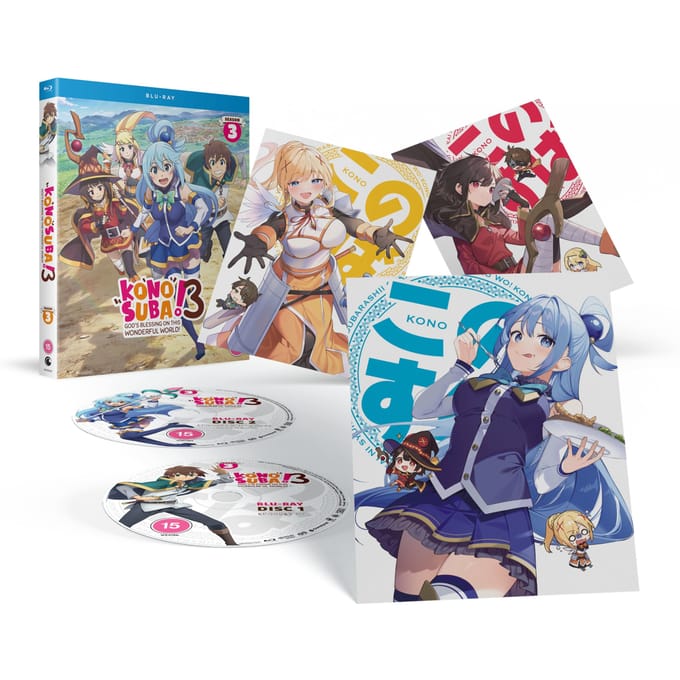 KonoSuba : God's Blessing On This Wonderful World - Seizoen 3 - Blu-ray - Import