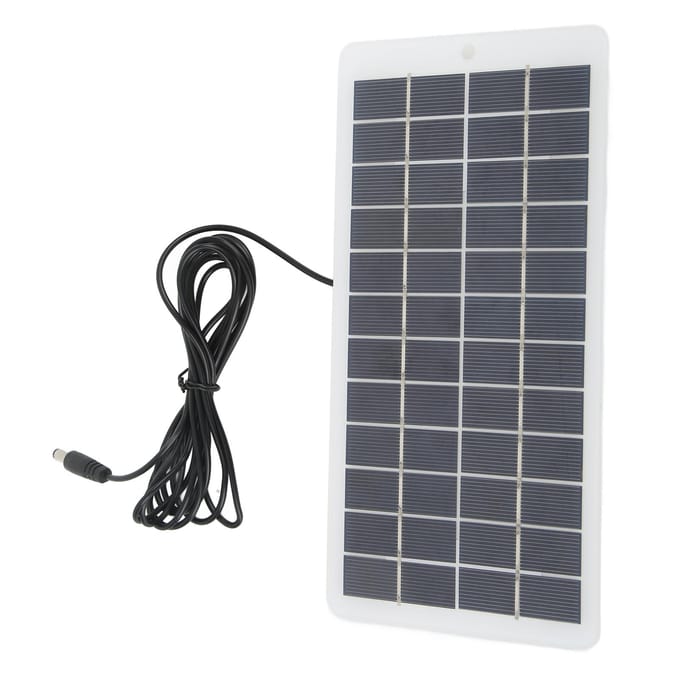 Draagbaar zonnepaneel met hoog rendement, weerbestendige zonne-opladercel met DC-interface voor gray