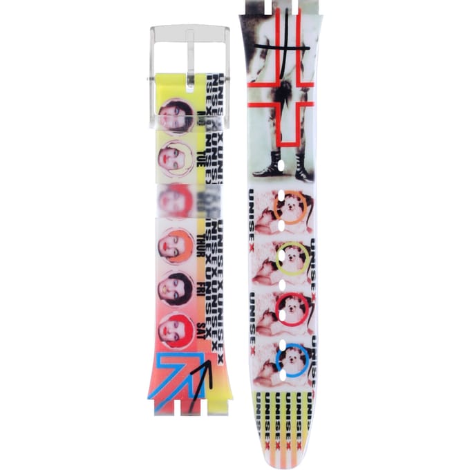 Swatch Plastic - Originals Medium (34mm) /Access/Solar/Musicall/Stop - G/SK/SL/SR/SS/SO28 AGK407 GK407 Bisex Horlogeband