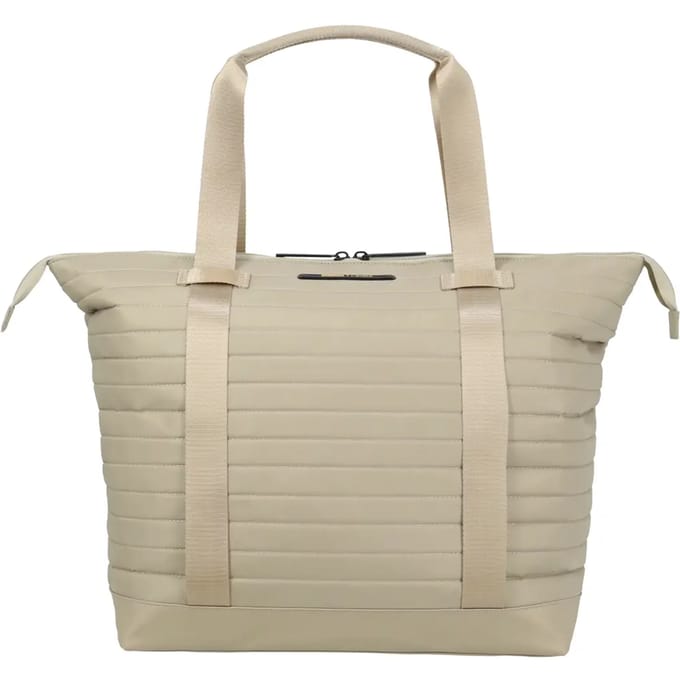 BARBARA & Travelite Quilted 2-in-1 Shopper & Rugzak - Satin nude