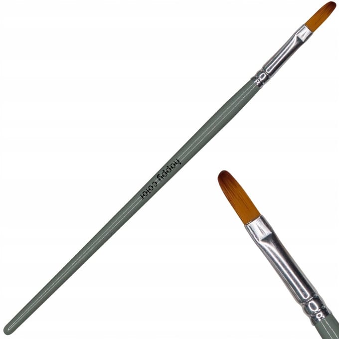 Happy Color Hobby Kwast Katten Tong Synthetisch Maat 6