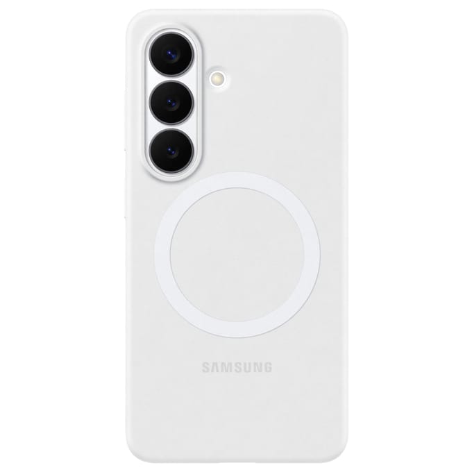 Silicone Magnet Backcover voor de Samsung Galaxy S26 - White