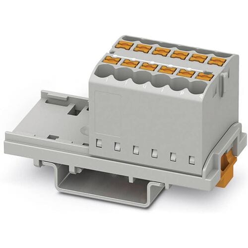 Phoenix Contact 3273022 Verdeelblok 28.6 mm Spanveer Grijs 8 stuk(s)