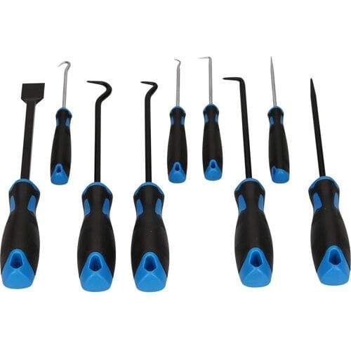 BRILLIANT TOOLS Schraper-Haaak-Gereedschapsset 9-delig - BT542010