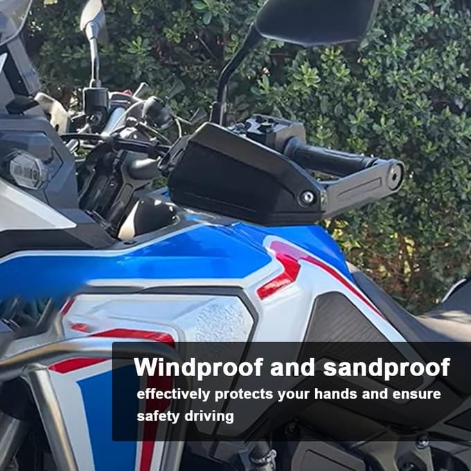 Motor Handbeschermers Hand Schild Beschermer Handkappen Windscherm Vervanging voor CRF1100L rood