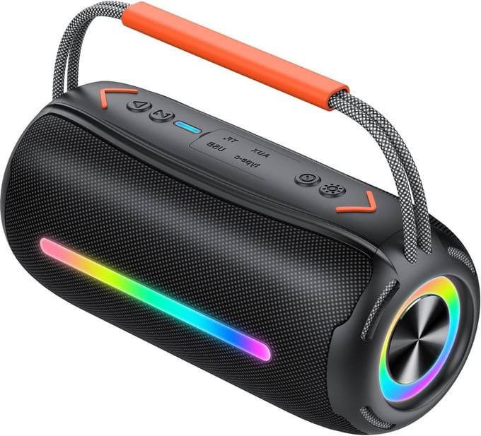 Draagbare Waterdichte Bluetooth Speaker met LED Verlichting voor Buiten