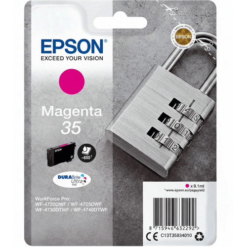Epson Hangslot singlepack magenta 35 DURABrite Ultra inkt