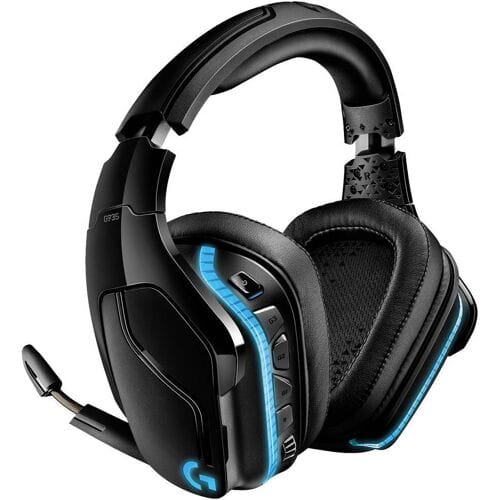 Logitech Gaming G935 Over Ear headset Kabel 7.1 Surround Zwart, RGB Ruisonderdrukking (microfoon) Volumeregeling, Microfoon uitschakelbaar (mute),